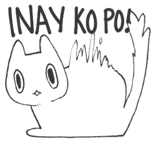 Pinoy cat - tagalog - sticker #15839155