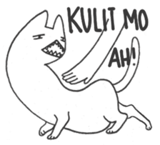 Pinoy cat - tagalog - sticker #15839159