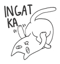 Pinoy cat - tagalog - sticker #15839171