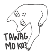 Pinoy cat - tagalog - sticker #15839173