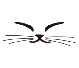 Rock Blue Cat - only expression, no text sticker #15839747