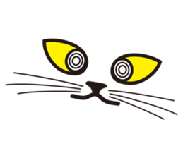 Rock Blue Cat - only expression, no text sticker #15839751