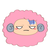 Ms. Sheep Expressions sticker #15840165