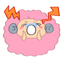 Ms. Sheep Expressions sticker #15840175