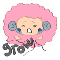 Ms. Sheep Expressions sticker #15840191