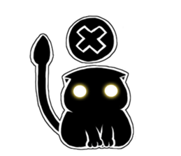 Off the light cat sticker #15840259