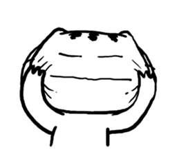 Cat mask boy sticker #15840431