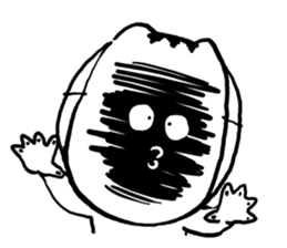 Cat mask boy sticker #15840432