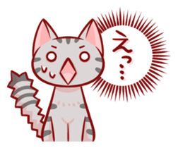 Two-frame cat sticker #15840566