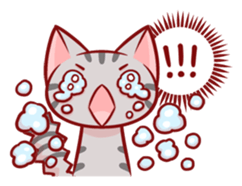 Two-frame cat sticker #15840569