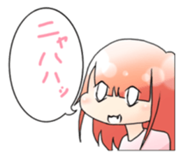 Men and women in a fixed position sticker #15840690