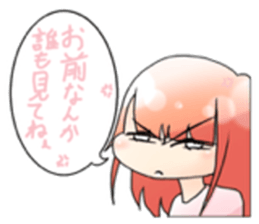 Men and women in a fixed position sticker #15840701