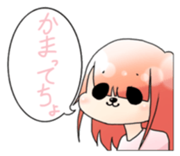 Men and women in a fixed position sticker #15840704