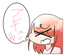 Men and women in a fixed position sticker #15840705