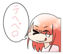 Men and women in a fixed position sticker #15840707