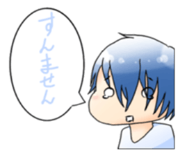 Men and women in a fixed position sticker #15840715