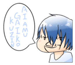 Men and women in a fixed position sticker #15840719