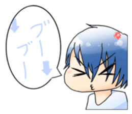 Men and women in a fixed position sticker #15840721