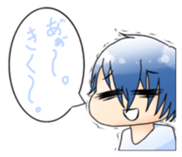 Men and women in a fixed position sticker #15840724