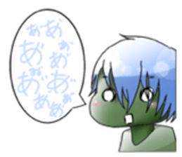 Men and women in a fixed position sticker #15840728