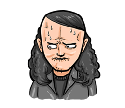 Mabbit - The Ordinary Long Haired Guy sticker #15840772