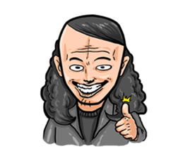 Mabbit - The Ordinary Long Haired Guy sticker #15840773