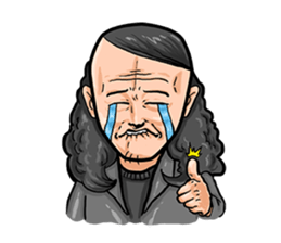 Mabbit - The Ordinary Long Haired Guy sticker #15840774