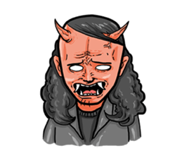 Mabbit - The Ordinary Long Haired Guy sticker #15840778