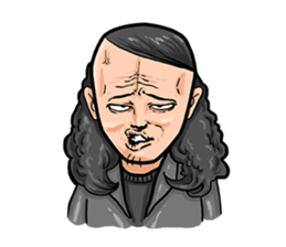 Mabbit - The Ordinary Long Haired Guy sticker #15840780