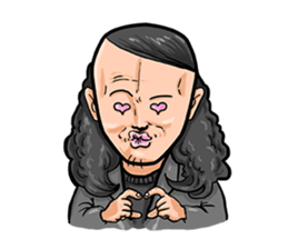 Mabbit - The Ordinary Long Haired Guy sticker #15840782