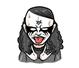 Mabbit - The Ordinary Long Haired Guy sticker #15840785