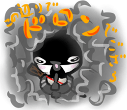 Rolling Acorn:Wild Bird Ninjya sticker #15840937