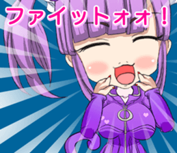 Harajuku cat ears leather suit girl ale sticker #15841056