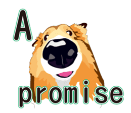 Vibrant Sheltie 2 sticker #15841111