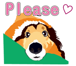 Vibrant Sheltie 2 sticker #15841120