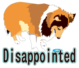 Vibrant Sheltie 2 sticker #15841126