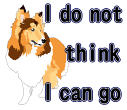 Vibrant Sheltie 2 sticker #15841127