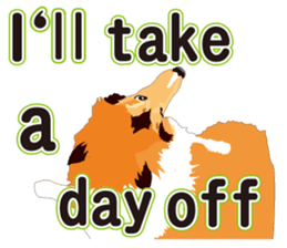 Vibrant Sheltie 2 sticker #15841128