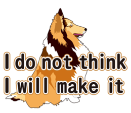 Vibrant Sheltie 2 sticker #15841129