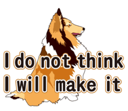 Vibrant Sheltie 2 sticker #15841129