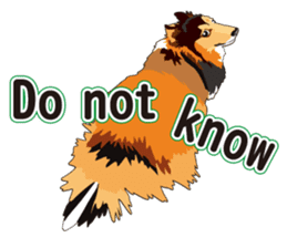 Vibrant Sheltie 2 sticker #15841131