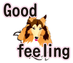 Vibrant Sheltie 2 sticker #15841134