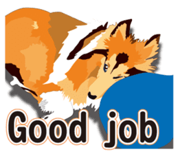 Vibrant Sheltie 2 sticker #15841135