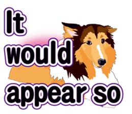 Vibrant Sheltie 2 sticker #15841142