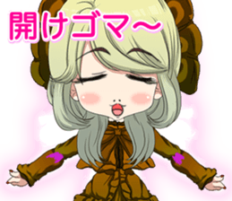 Harajuku gothic dress from a girl ale sticker #15841151