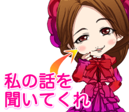 Harajuku gothic dress from a girl ale sticker #15841154