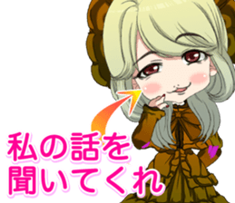 Harajuku gothic dress from a girl ale sticker #15841155