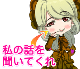 Harajuku gothic dress from a girl ale sticker #15841155