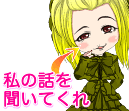 Harajuku gothic dress from a girl ale sticker #15841157