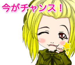 Harajuku gothic dress from a girl ale sticker #15841173